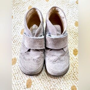 Stylish Kids Suede Shoes - Gray